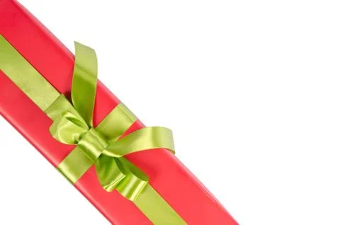 Christmas gift box Stock Photos