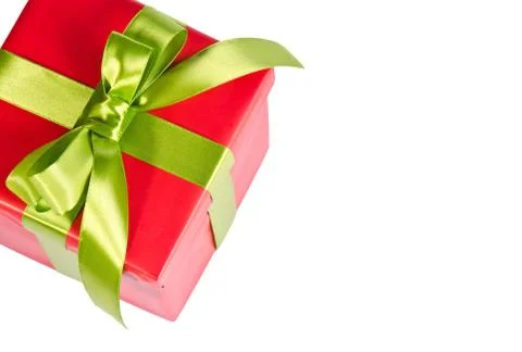 Christmas gift box Stock Photos