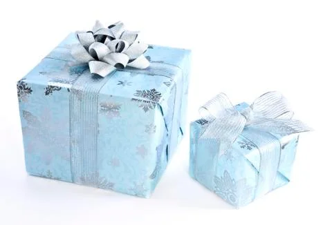Christmas gift boxes Stock Photos