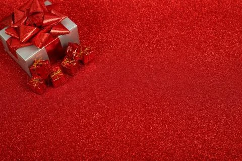 Christmas Gift Boxes Foto stock