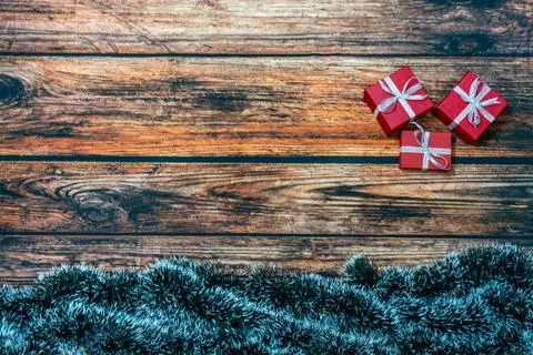 Christmas gift boxes Stock Photos