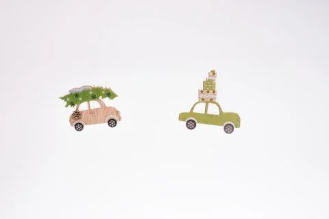 Christmas gift boxes Stock Photos
