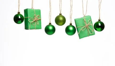 Christmas gift boxes Stock Photos