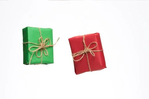 Christmas gift boxes Stock Photos