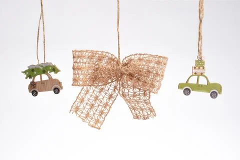 Christmas gift boxes Stock Photos