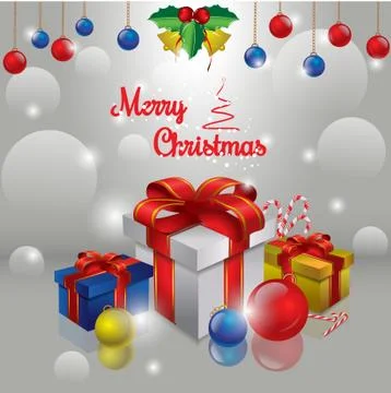 Christmas Gift boxes vector illustration Stock Illustration