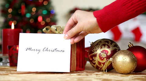 Christmas Gift Stock Footage 43353271