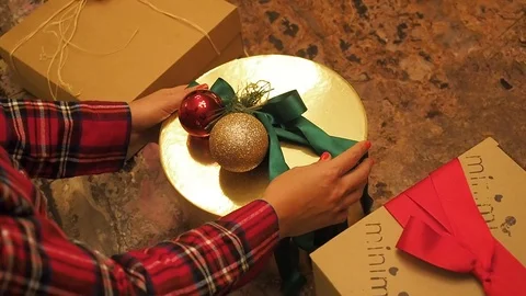 Christmas gift Stock Footage 102998065