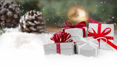 Christmas Gift Group Stock-Footage 160989244
