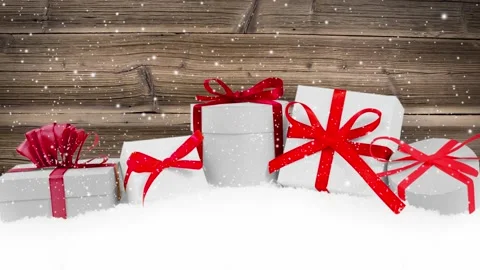 Christmas Gift Group Video stock 161705675