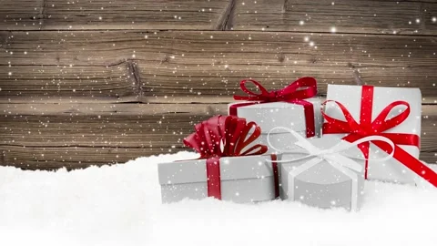 Christmas Gift Group Stock-Footage 162718928