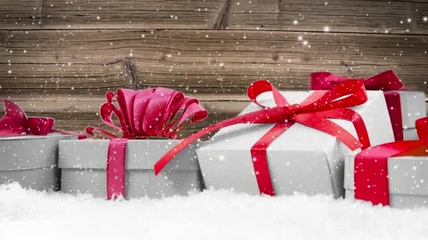Christmas Gift Group Stock-Footage 162831221