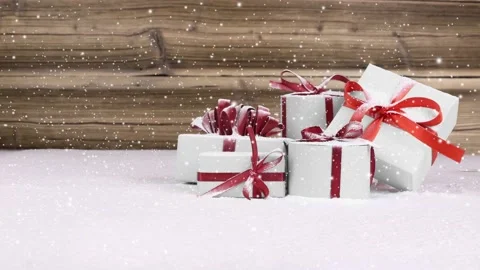 Christmas Gift Group Video stock 165227666