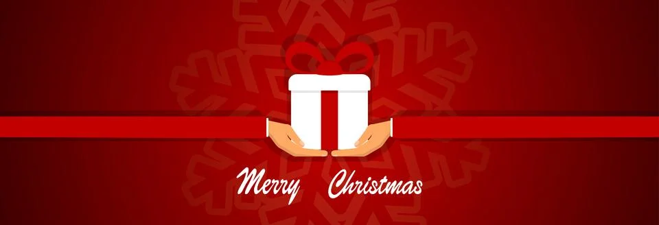 Christmas gift. Illustrazione stock