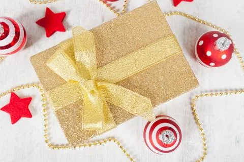 Christmas gift pack Stock Photos