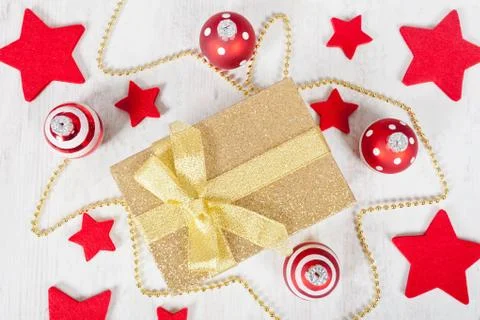 Christmas gift pack Stock Photos