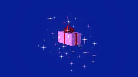 Christmas gift package rotation. Stock Footage 118004447