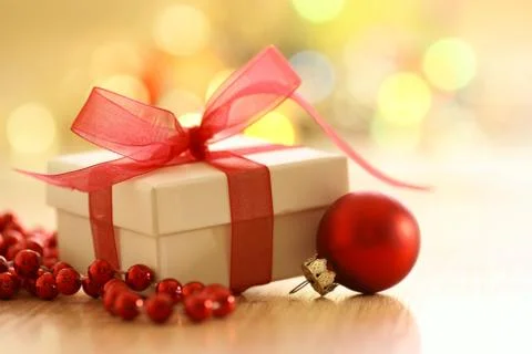 Christmas gift Stock Photos