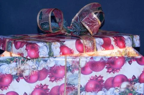 Christmas gift Stock Photos