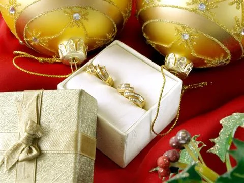 Christmas gift Stock Photos