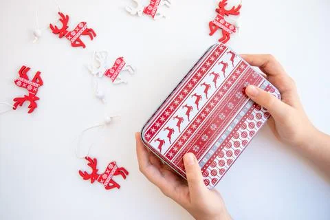 Christmas gift Stock Photos