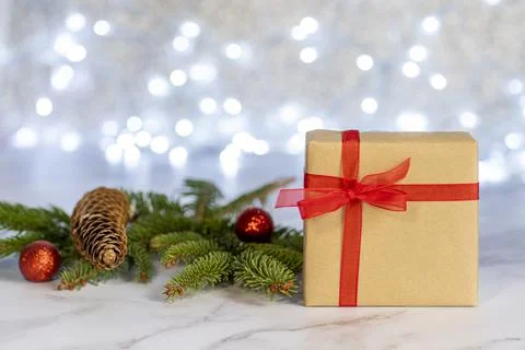 Christmas gift. Stock Photos