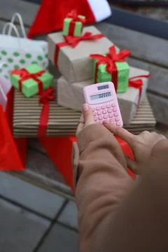 Christmas gift Stock Photos