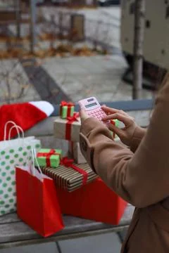 Christmas gift Stock Photos