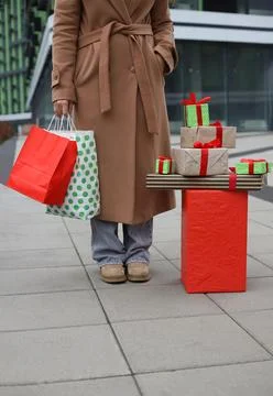 Christmas gift Stock Photos