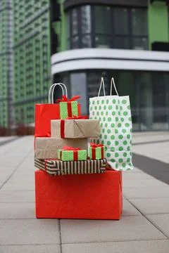 Christmas gift Stock Photos