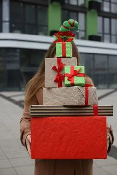 Christmas gift Stock Photos