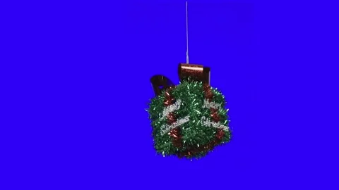 Christmas gift rotating Stock Footage 143755382