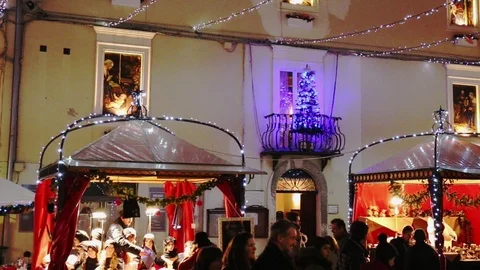 Christmas gift shops. Stock Footage 95402331