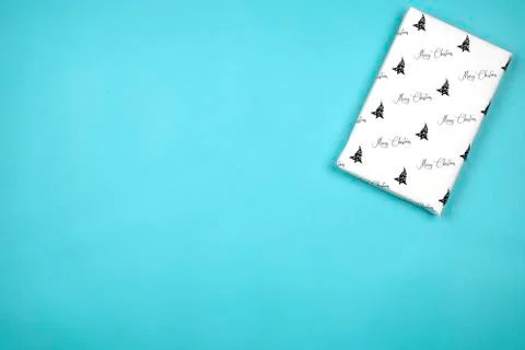 Christmas gift on white background Stock Photos
