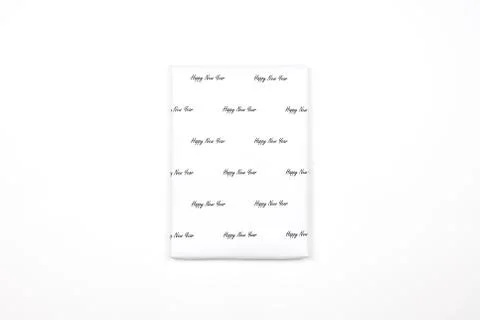 Christmas gift on white background Stock Photos