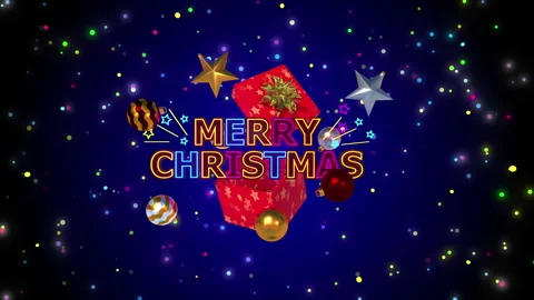 Christmas Giftbox Background Stock Footage 256308941