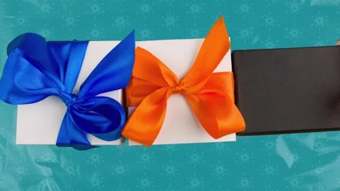 Christmas Giftbox Greetings Stop Motion Motion Graphics Stock Footage 294879233