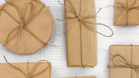 Christmas Gifts Background Stock Footage 213566559