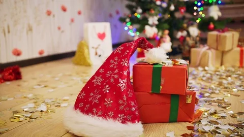 Christmas gifts Stock Footage 70270133