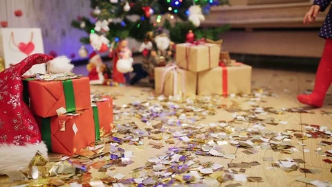 Christmas gifts Stock Footage 70270161