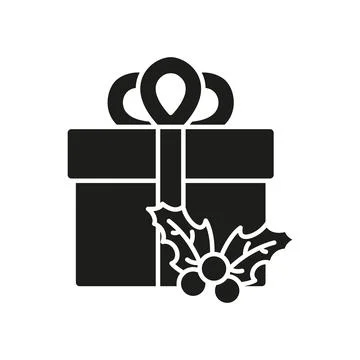 Christmas gifts icon vector basic design simple and modern Stock Illustration