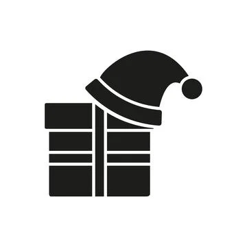 Christmas gifts icon vector basic design simple and modern Stock Illustration