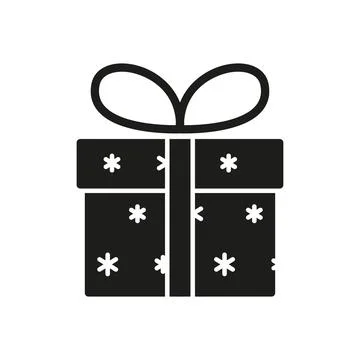 Christmas gifts icon vector basic design simple and modern Stock Illustration