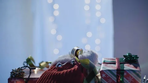 Christmas gifts on the lower 3rd Stock-Footage 95645035