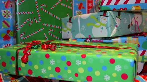 Christmas Gifts Timelapse - Loopable Stock Footage 12717205