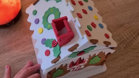 Christmas gingerbread house Stock Footage 150316974