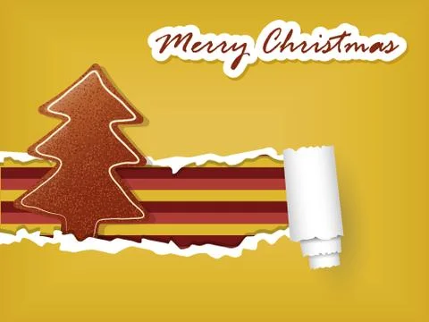 Christmas gingerbread Stock Illustration