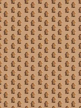 Christmas gingerbread pattern festive bakery Stock Photos