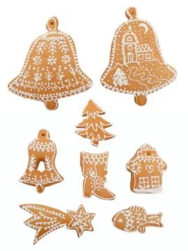 Christmas gingerbread Stock Photos