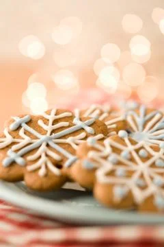 Christmas gingerbread Stock Photos